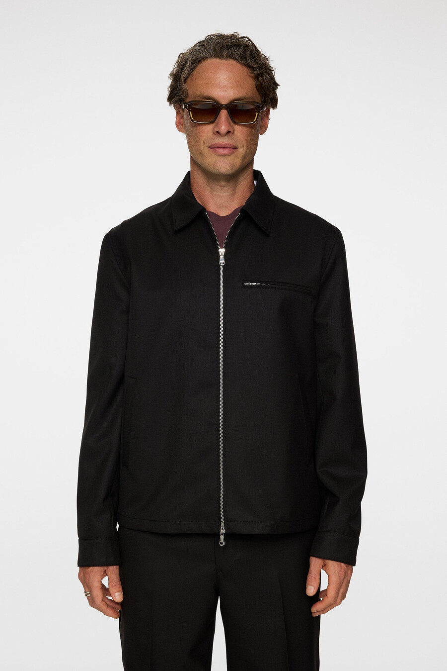 chaqueta de sarga juri sharp