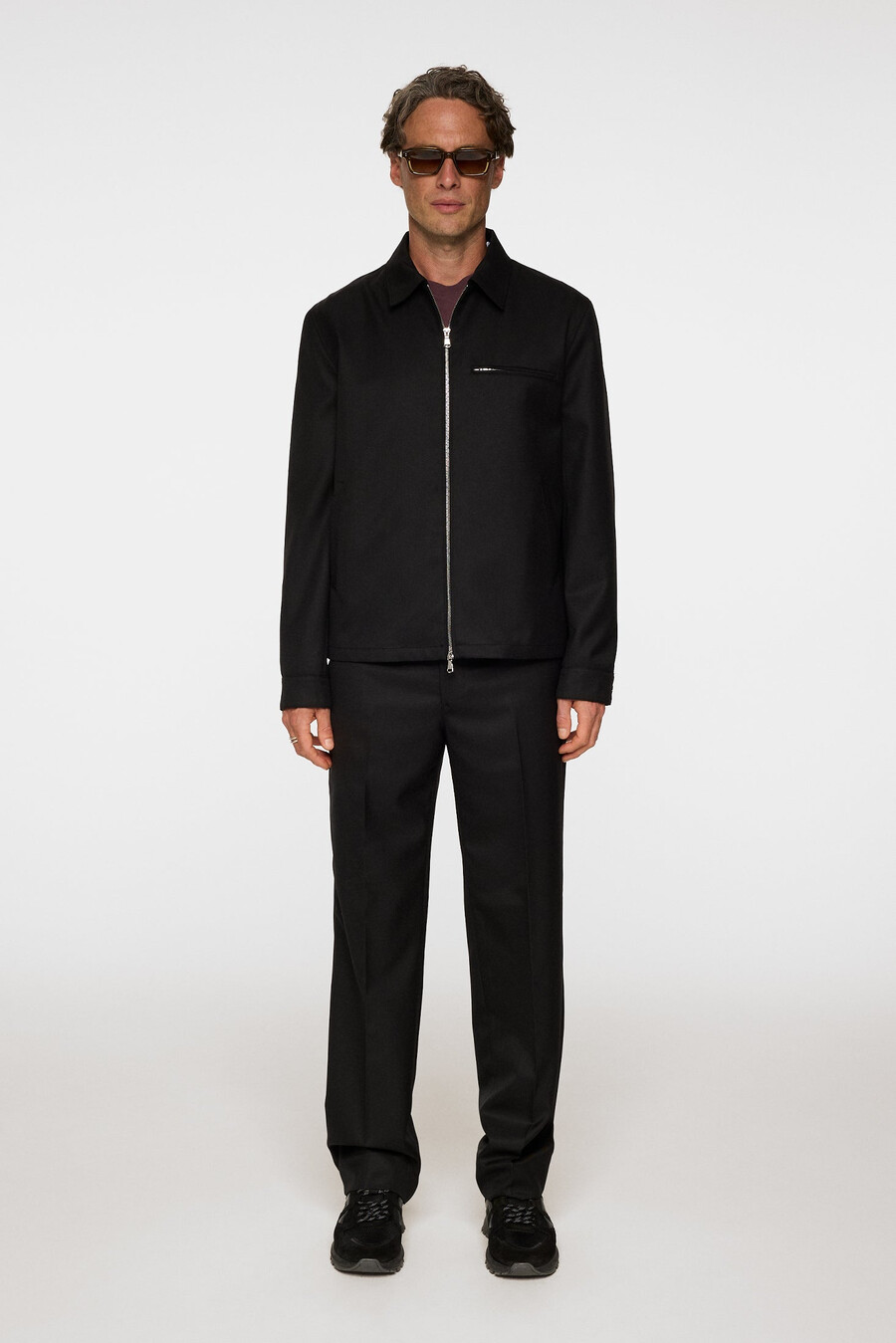 chaqueta de sarga juri sharp