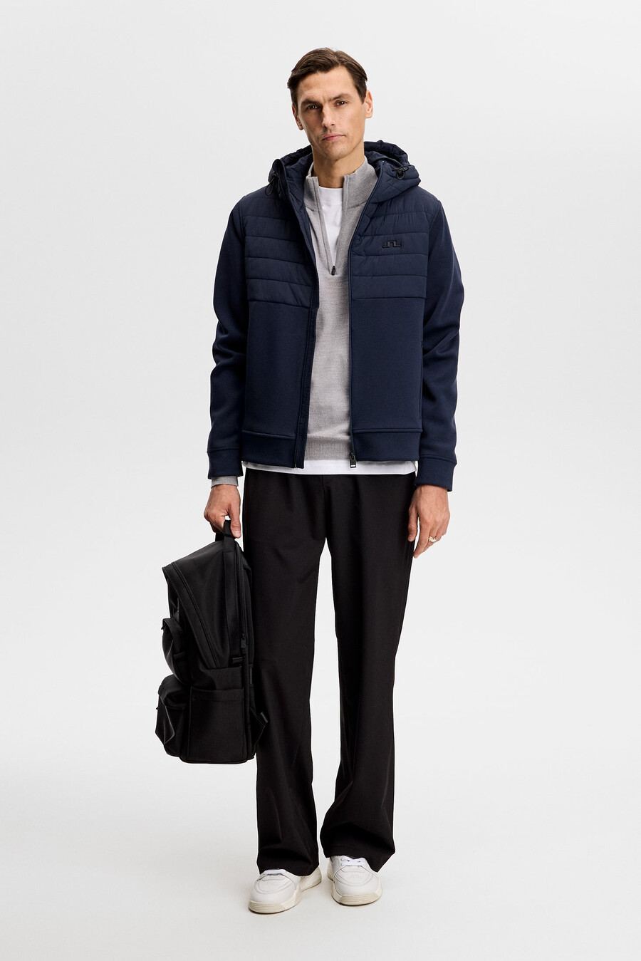 chaqueta con capucha híbrida gage
