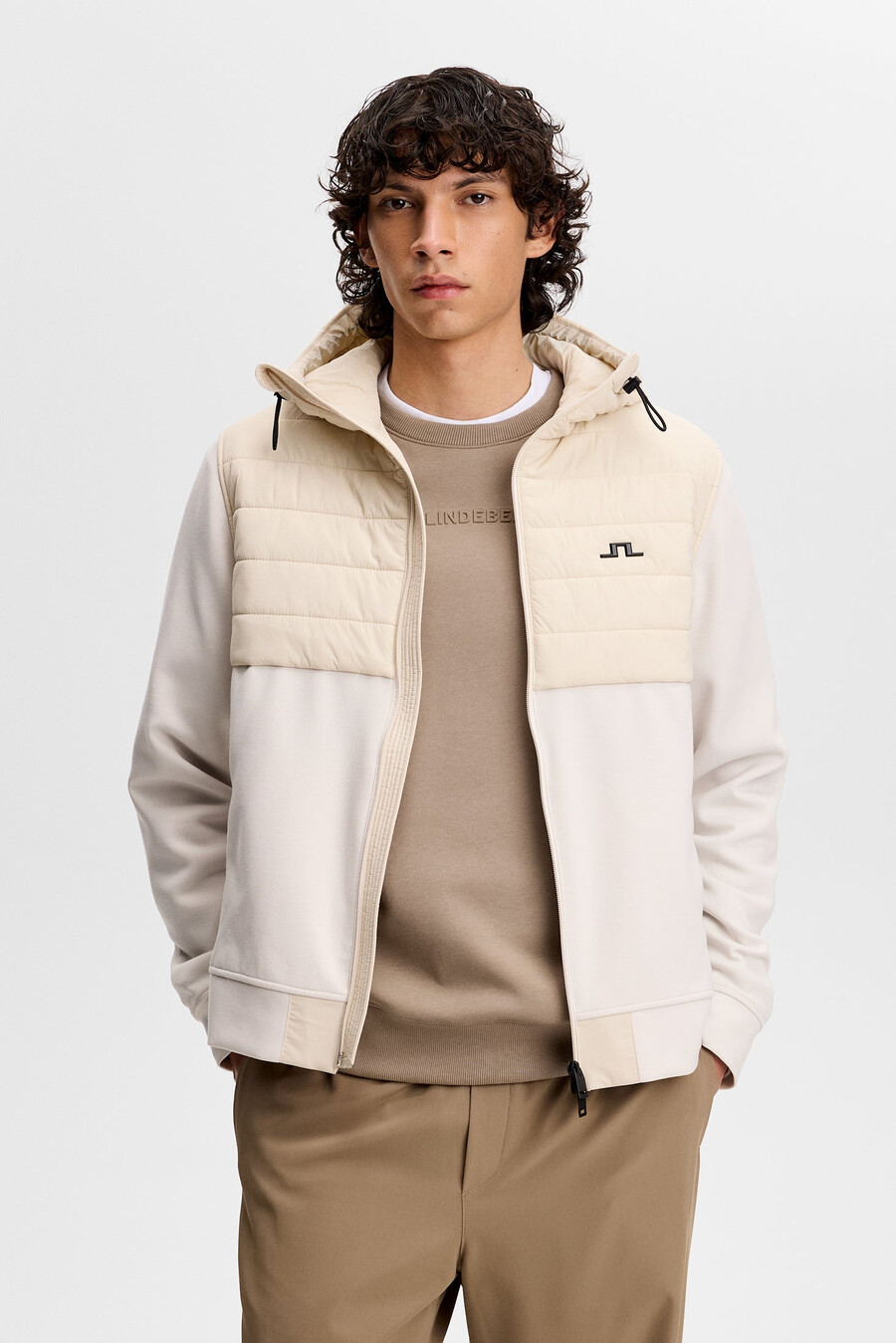 chaqueta con capucha híbrida gage
