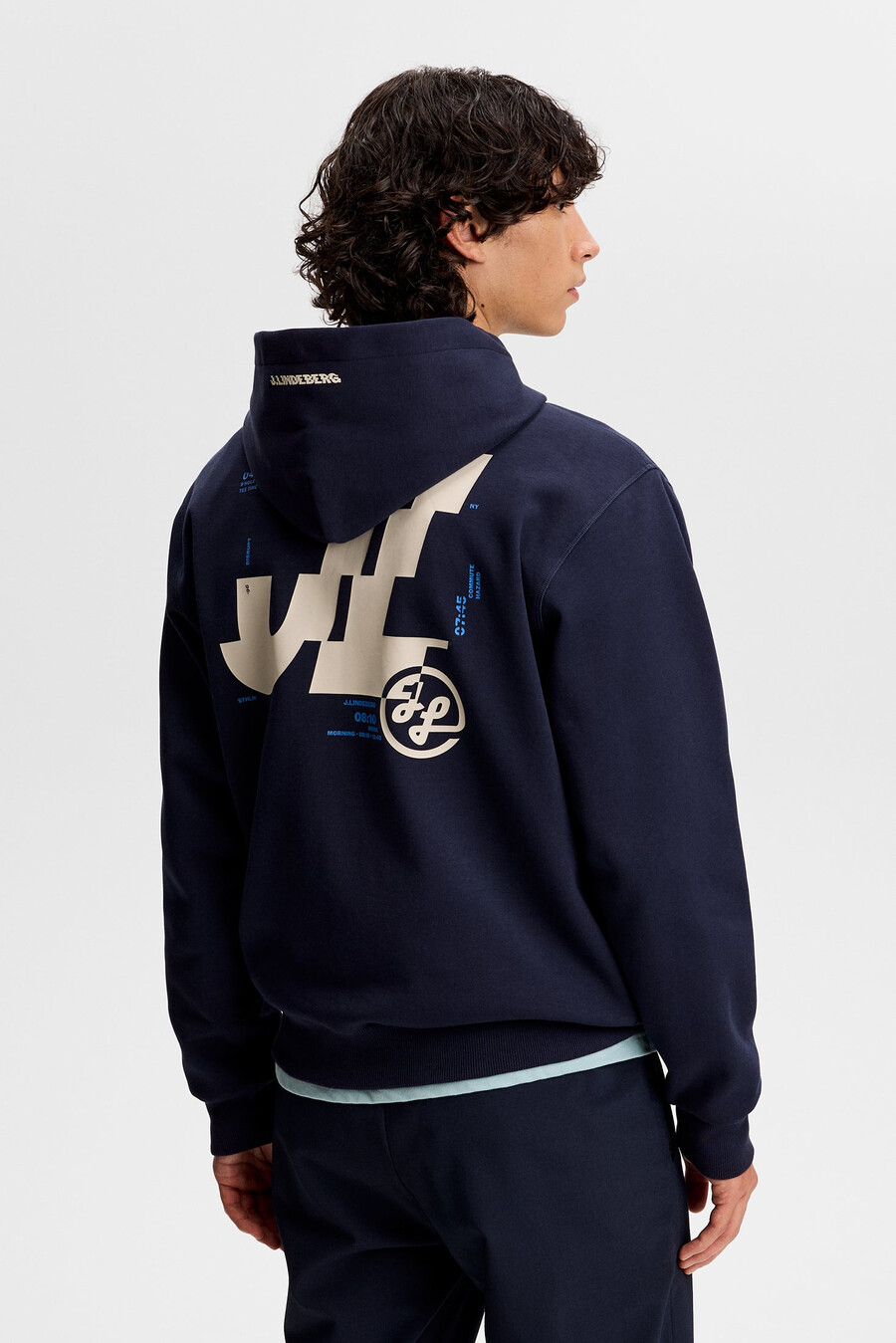 capucha estampada del club
