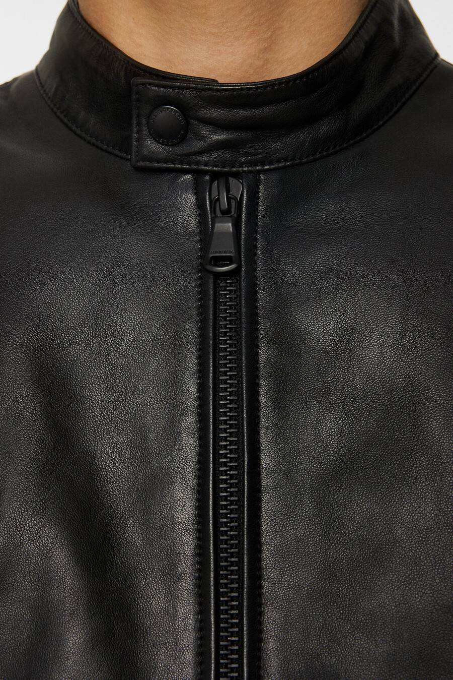 chaqueta híbrida de cuero wade