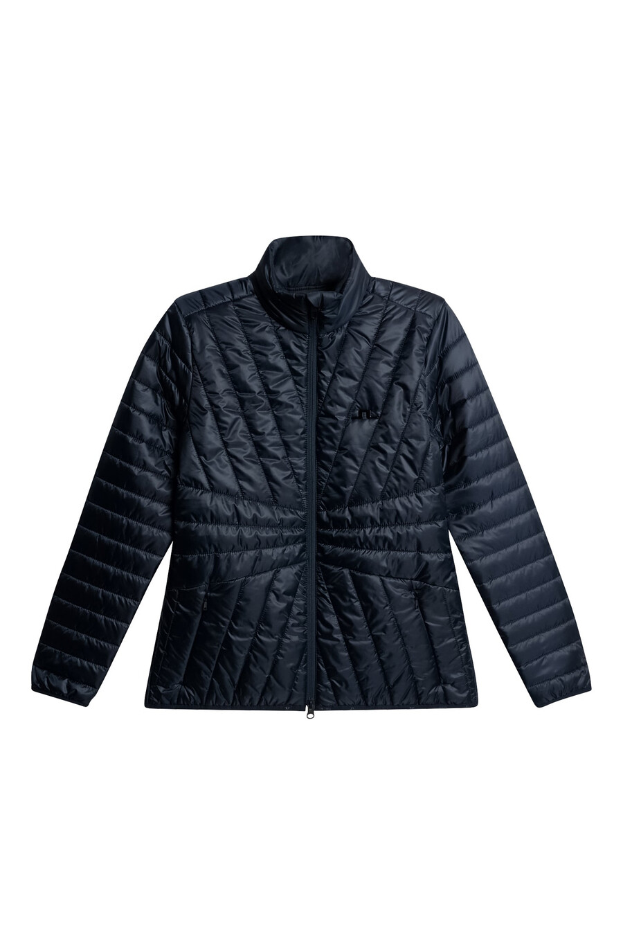 chaqueta acolchada de mármol