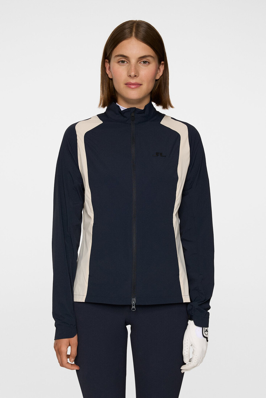chaqueta con cremallera brooks