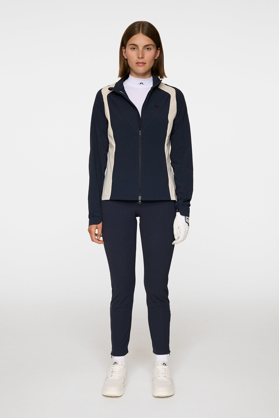 chaqueta con cremallera brooks