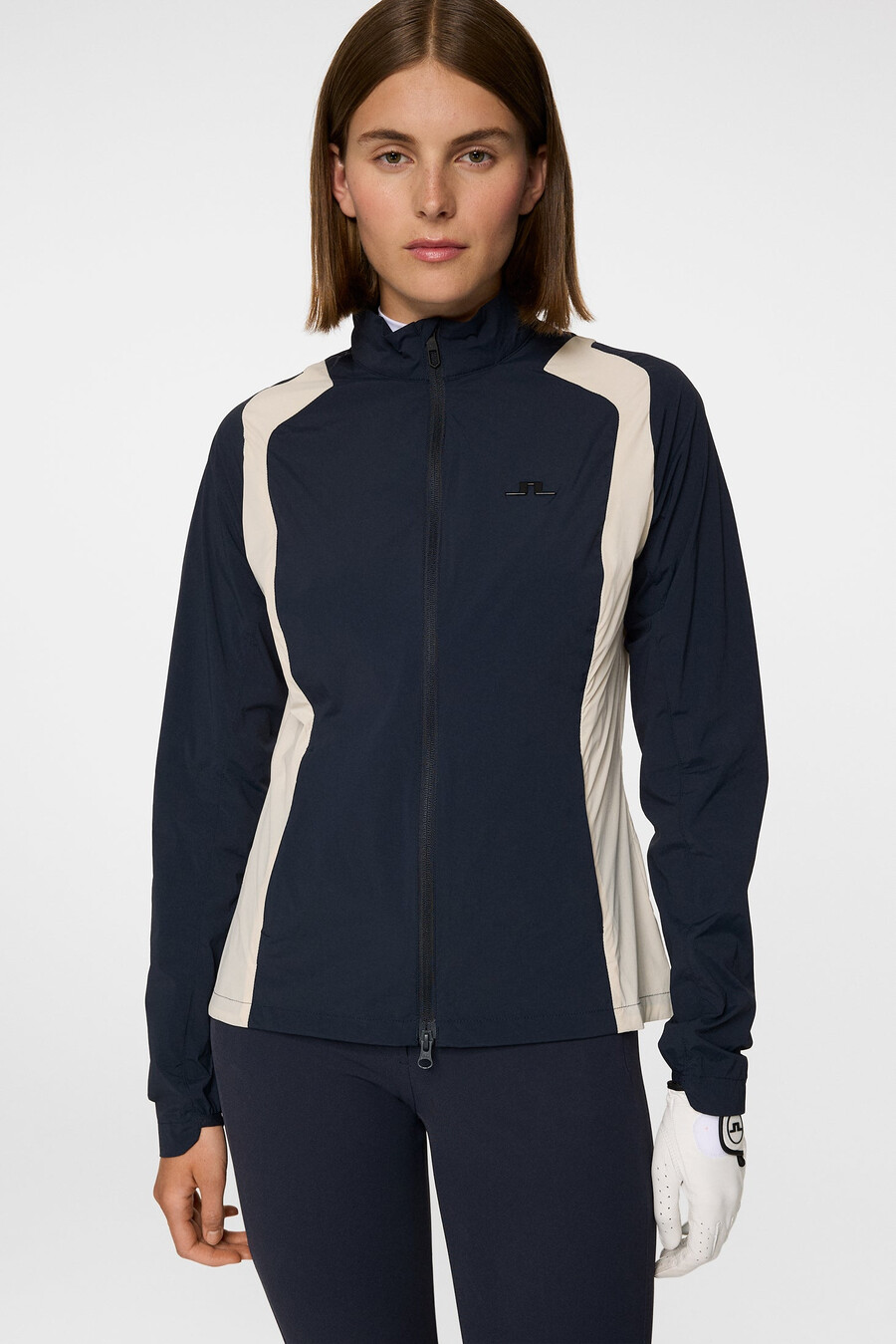 chaqueta con cremallera brooks