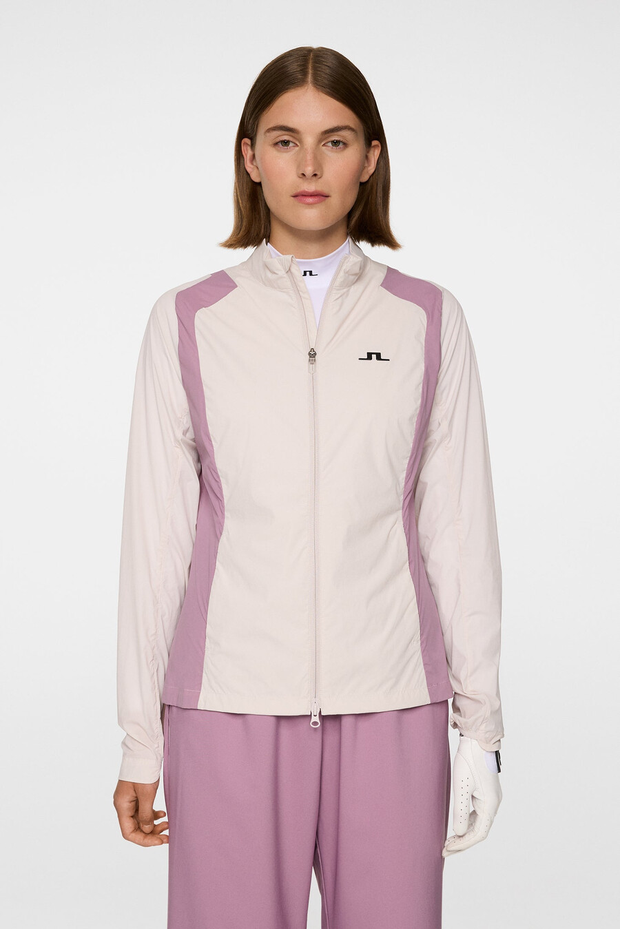 chaqueta con cremallera brooks