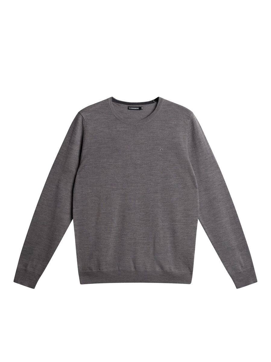 suéter de cuello redondo de merino lyle