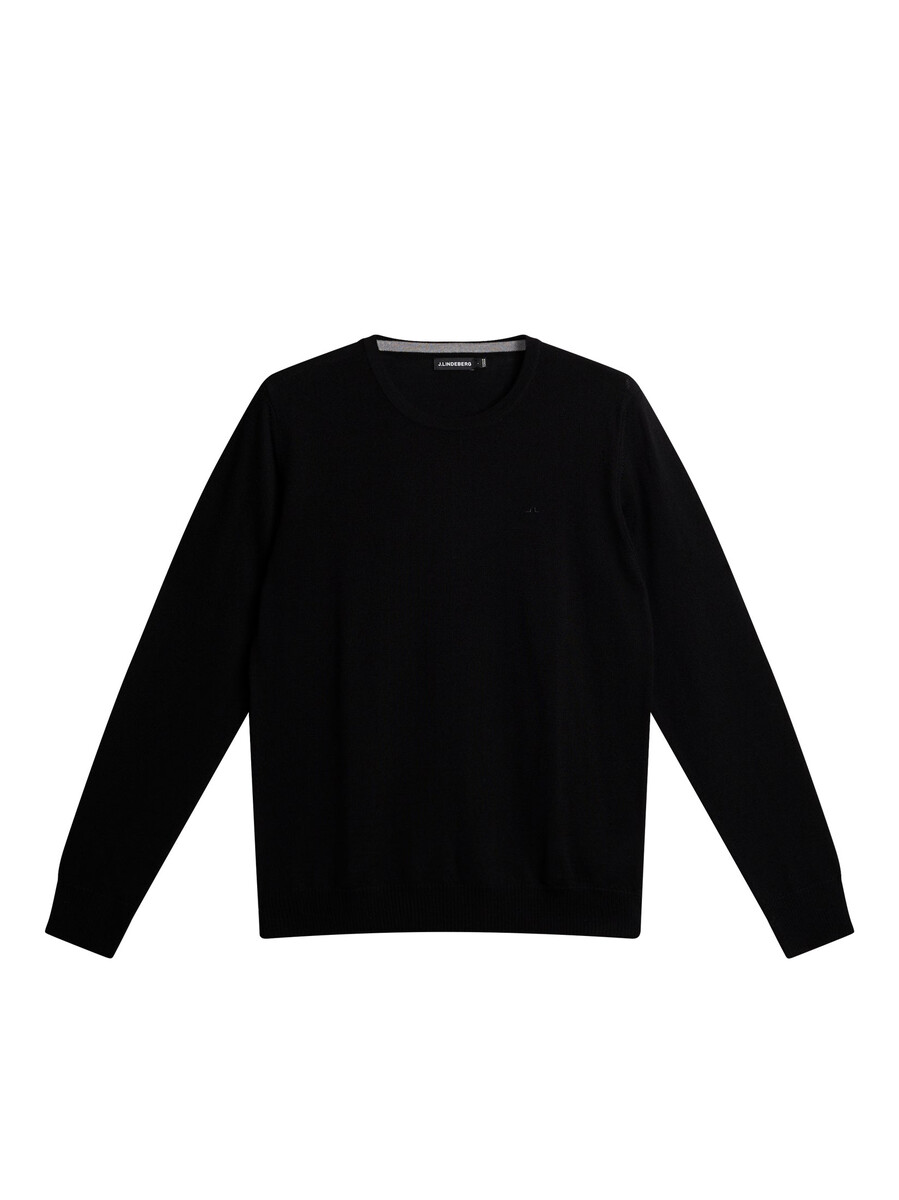 suéter de cuello redondo de merino lyle
