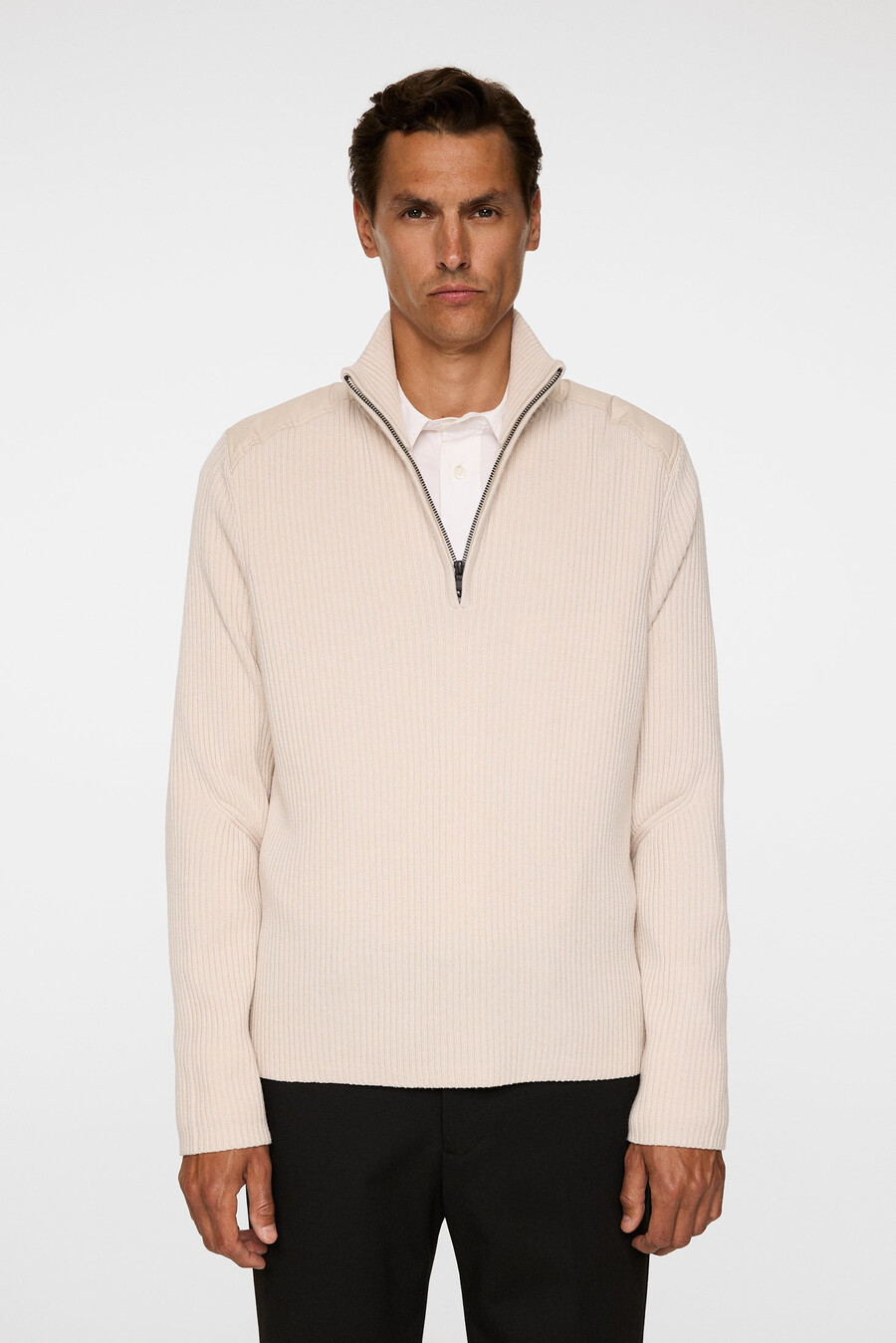 chaqueta híbrida de punto martin