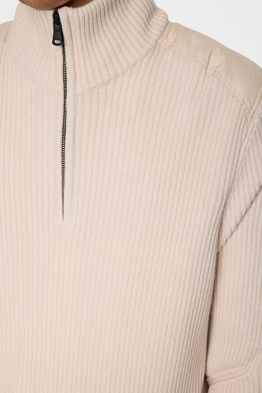 chaqueta híbrida de punto martin