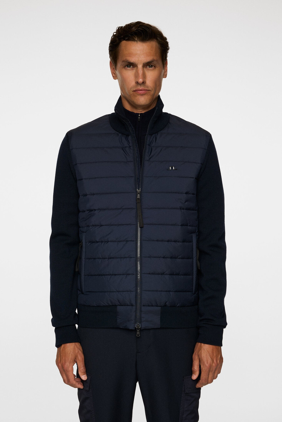 chaqueta híbrida de punto bodie