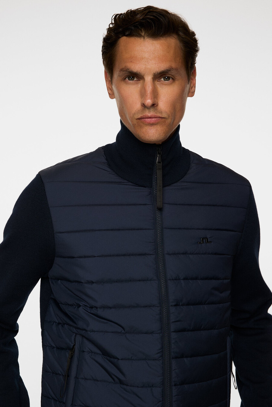 chaqueta híbrida de punto bodie
