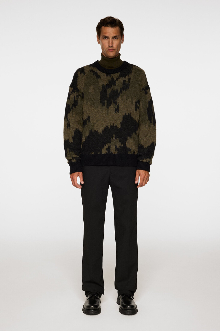 nate graphic jacquard knit
