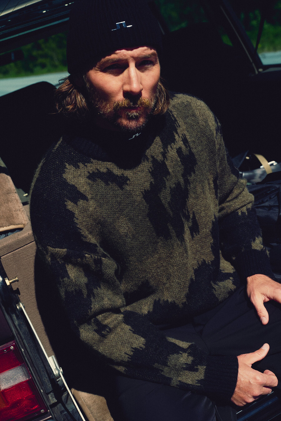 nate graphic jacquard knit