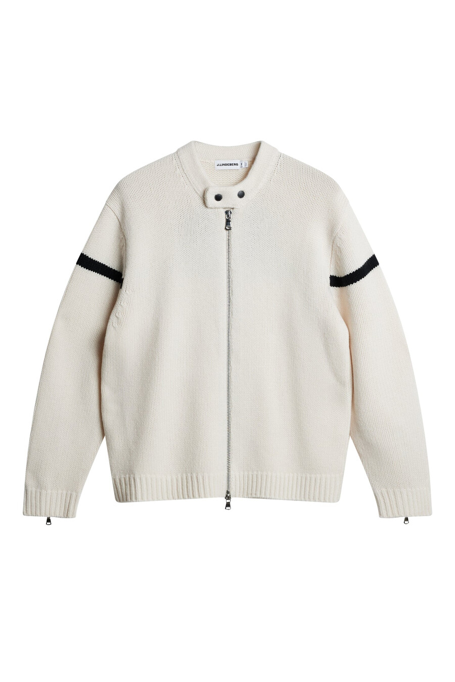 chaqueta de punto con cremallera kessler biker