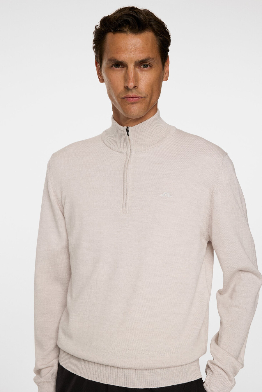 kiyan merino quarter zip
