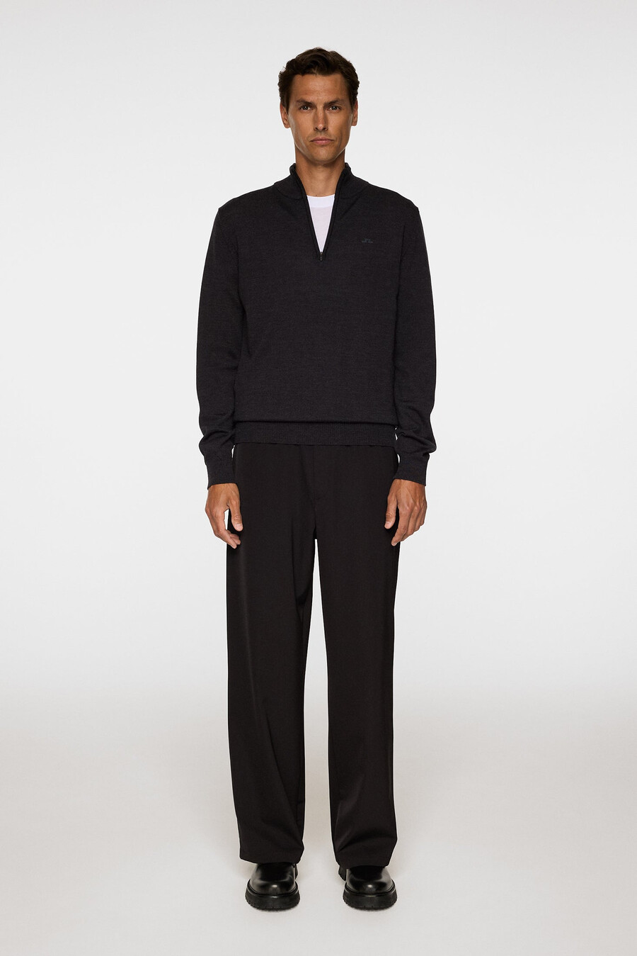 kiyan merino quarter zip