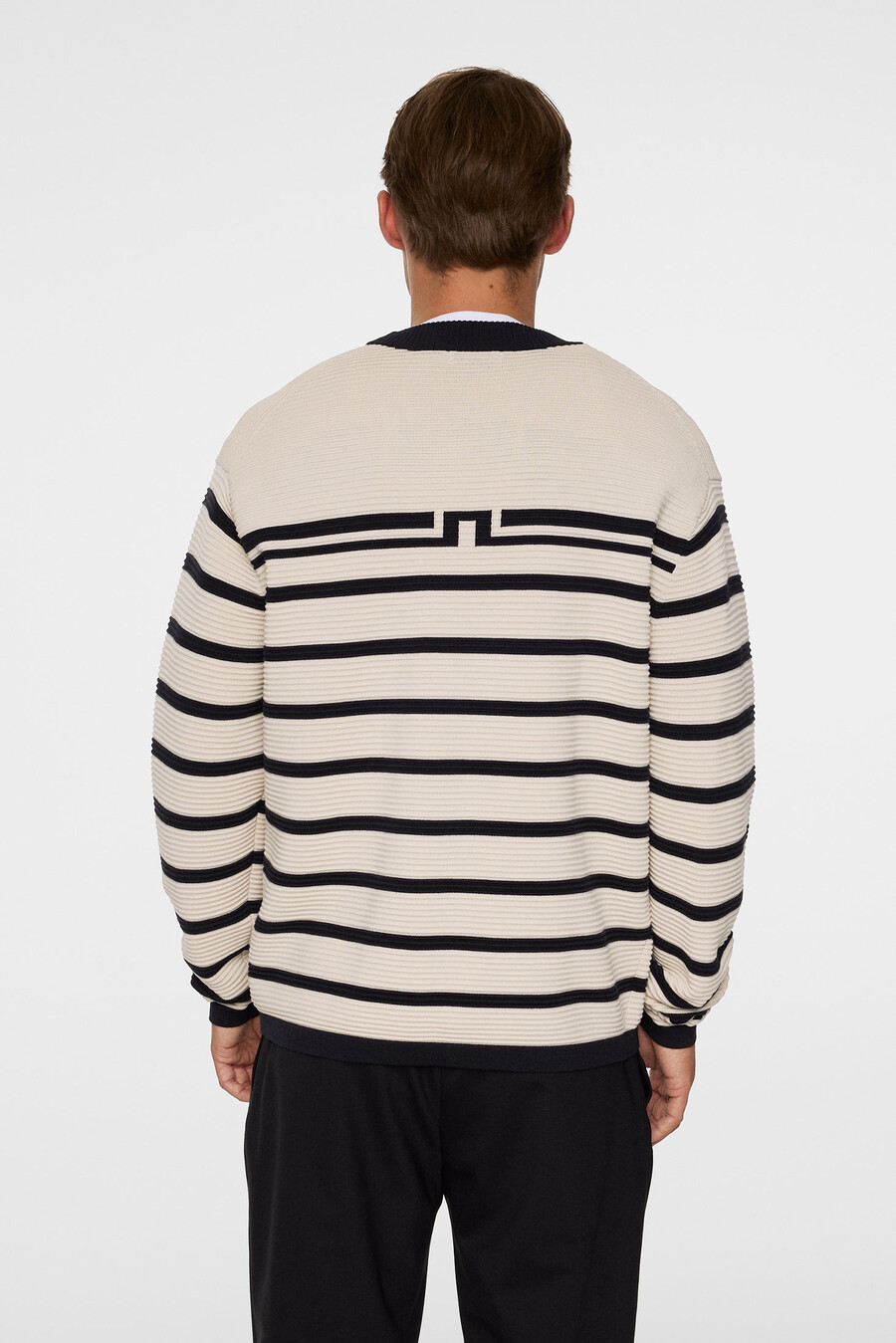 cuello redondo de rayas sawyer