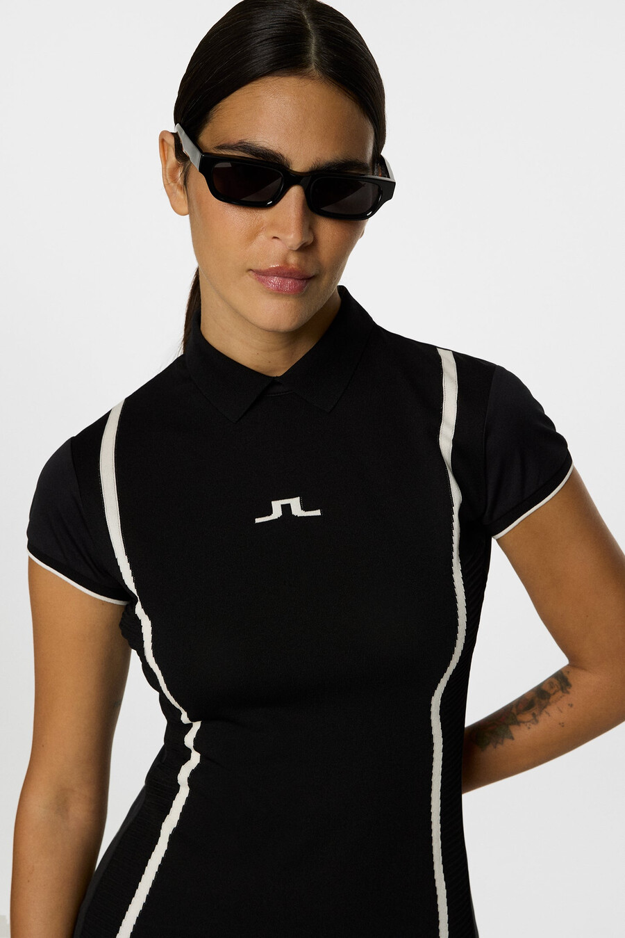 camisa de punto híbrido theodora
