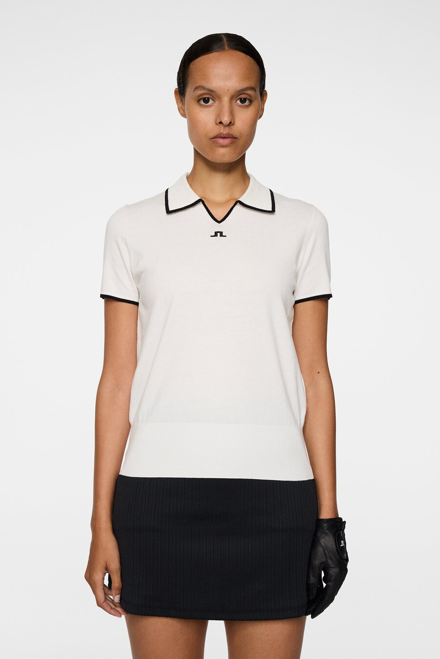 polo de punto malva