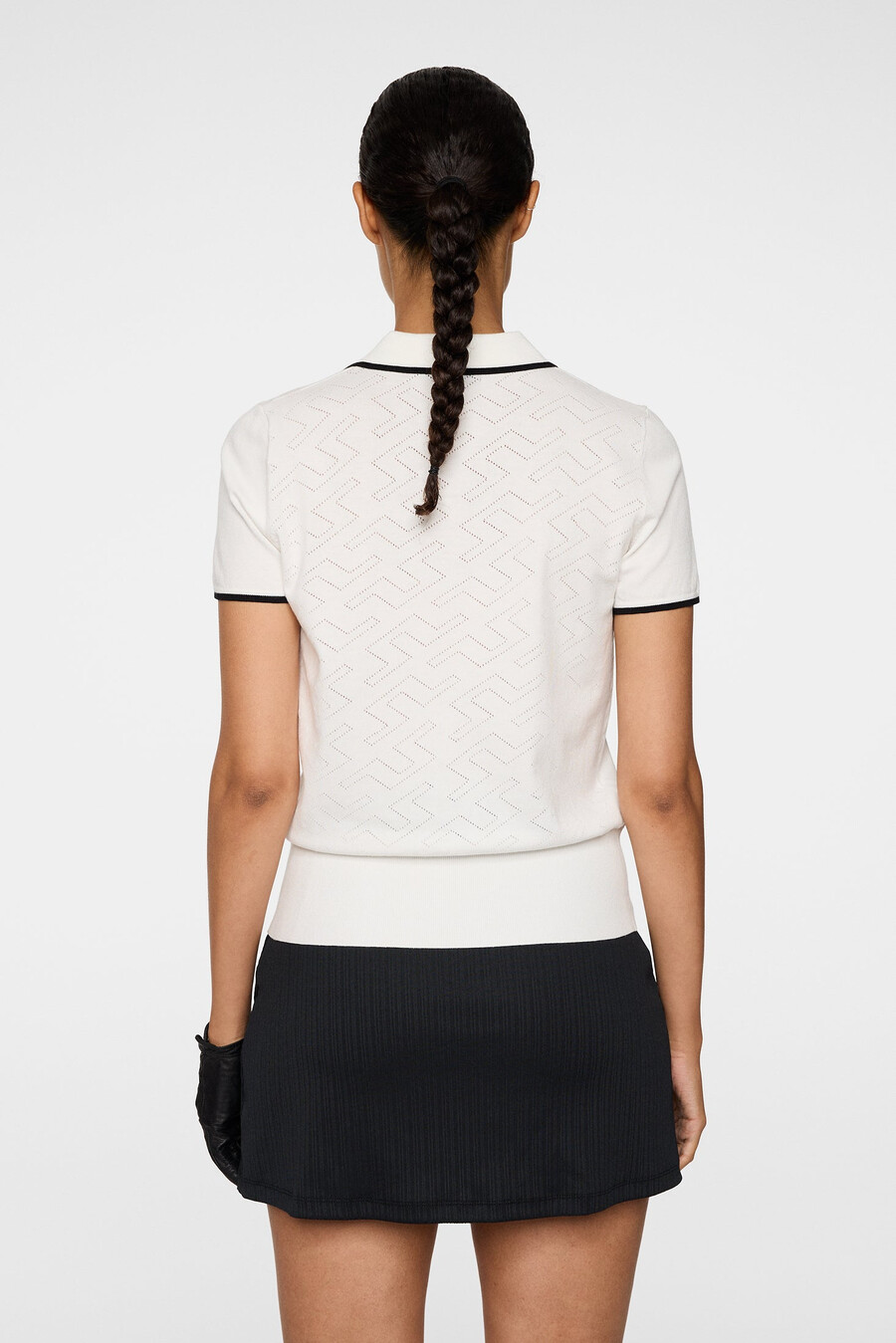 polo de punto malva