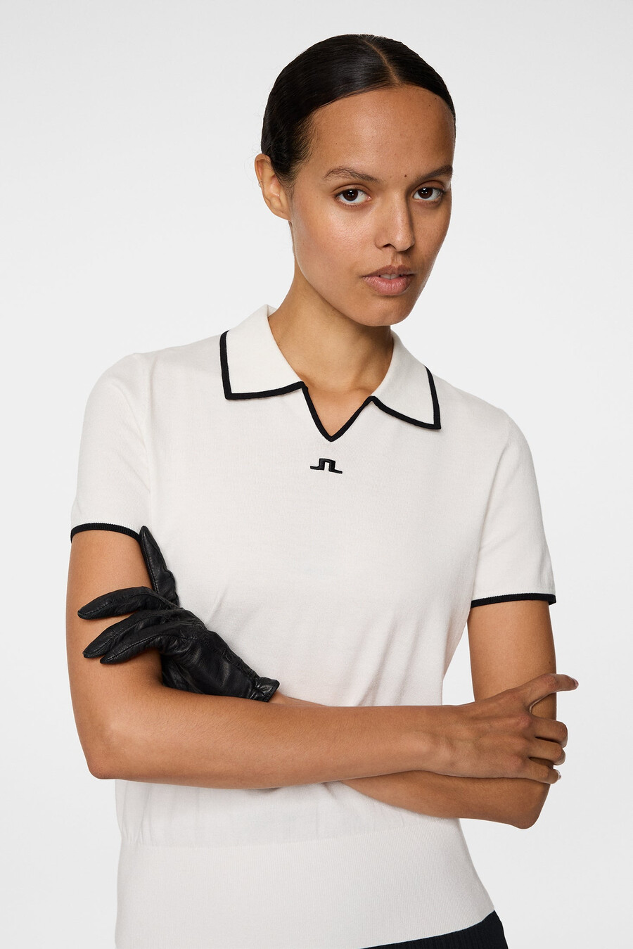 polo de punto malva