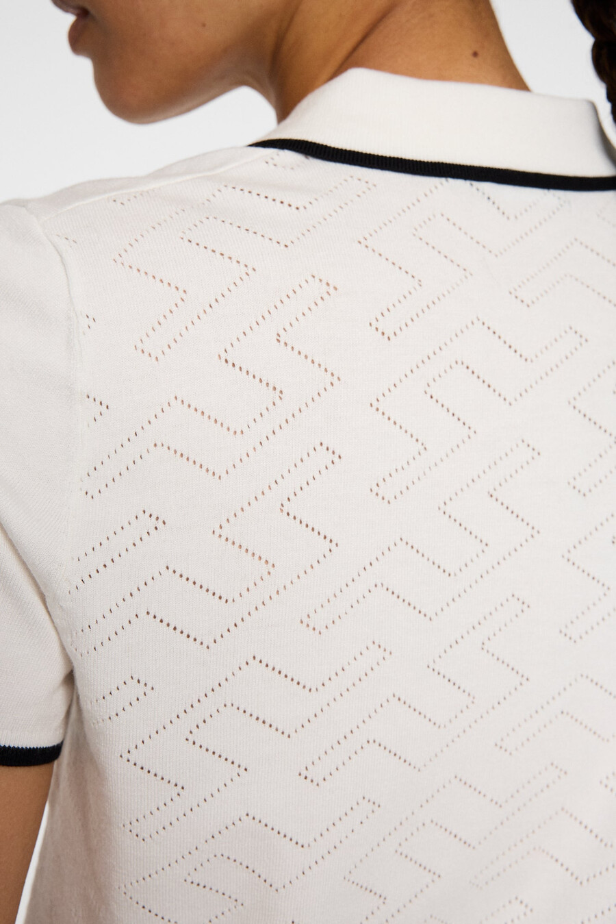 polo de punto malva
