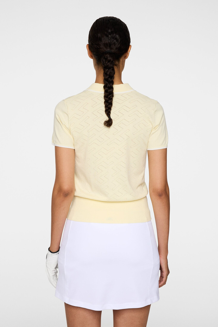 polo de punto malva