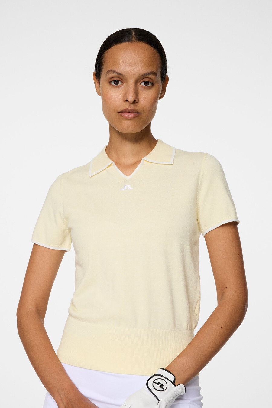 polo de punto malva
