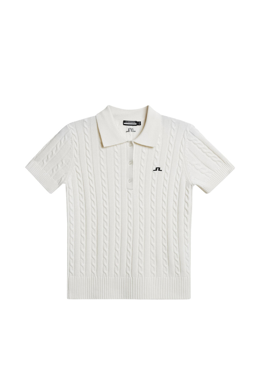 camisa de lana de punto trenzado kinsley