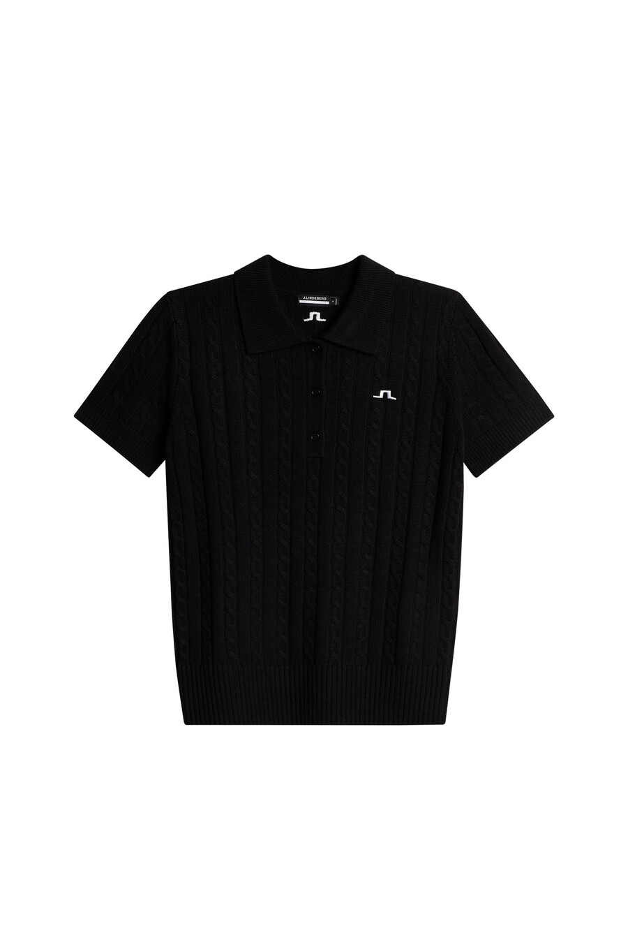 camisa de lana de punto trenzado kinsley
