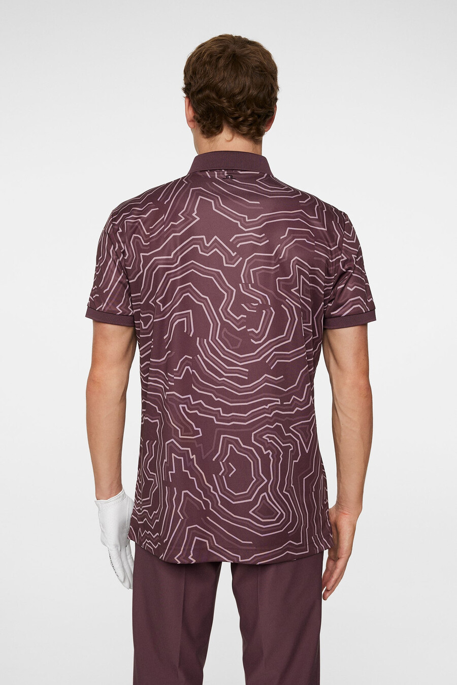 polo con estampado técnico tour
