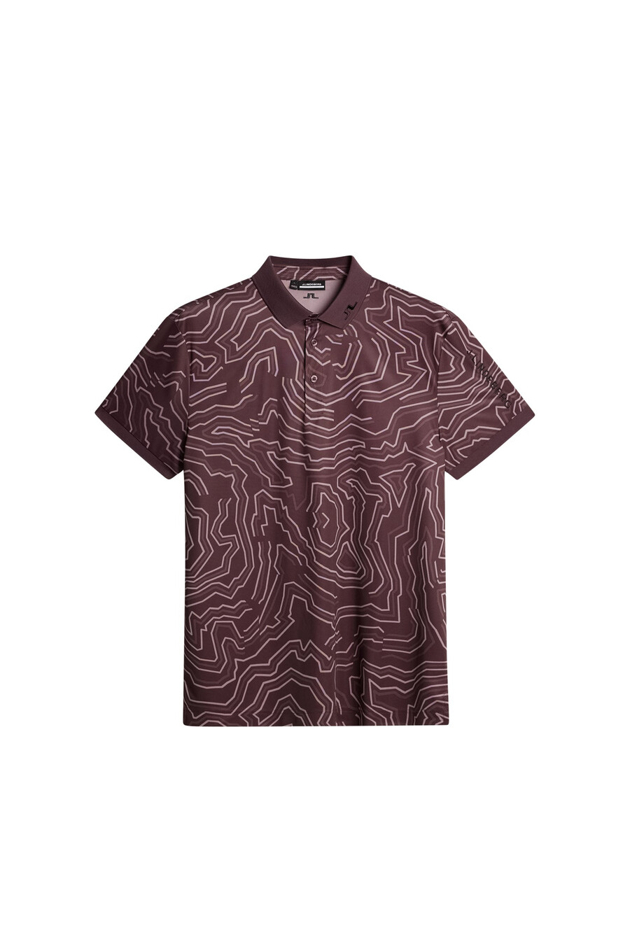 polo con estampado técnico tour