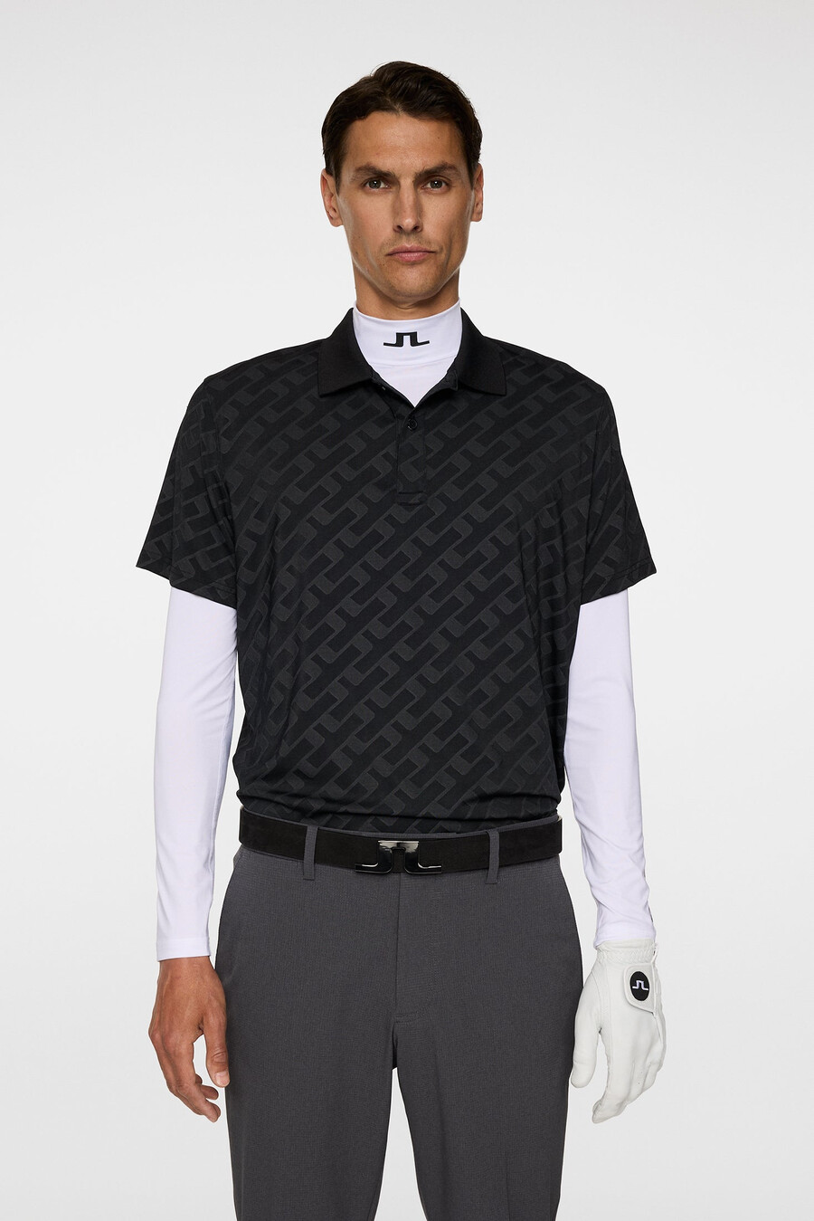 polo jacquard bisonte
