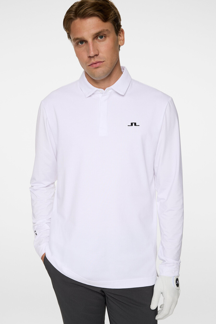polo híbrido de manga larga sean
