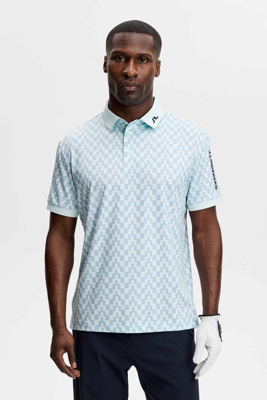 polo con estampado técnico tour