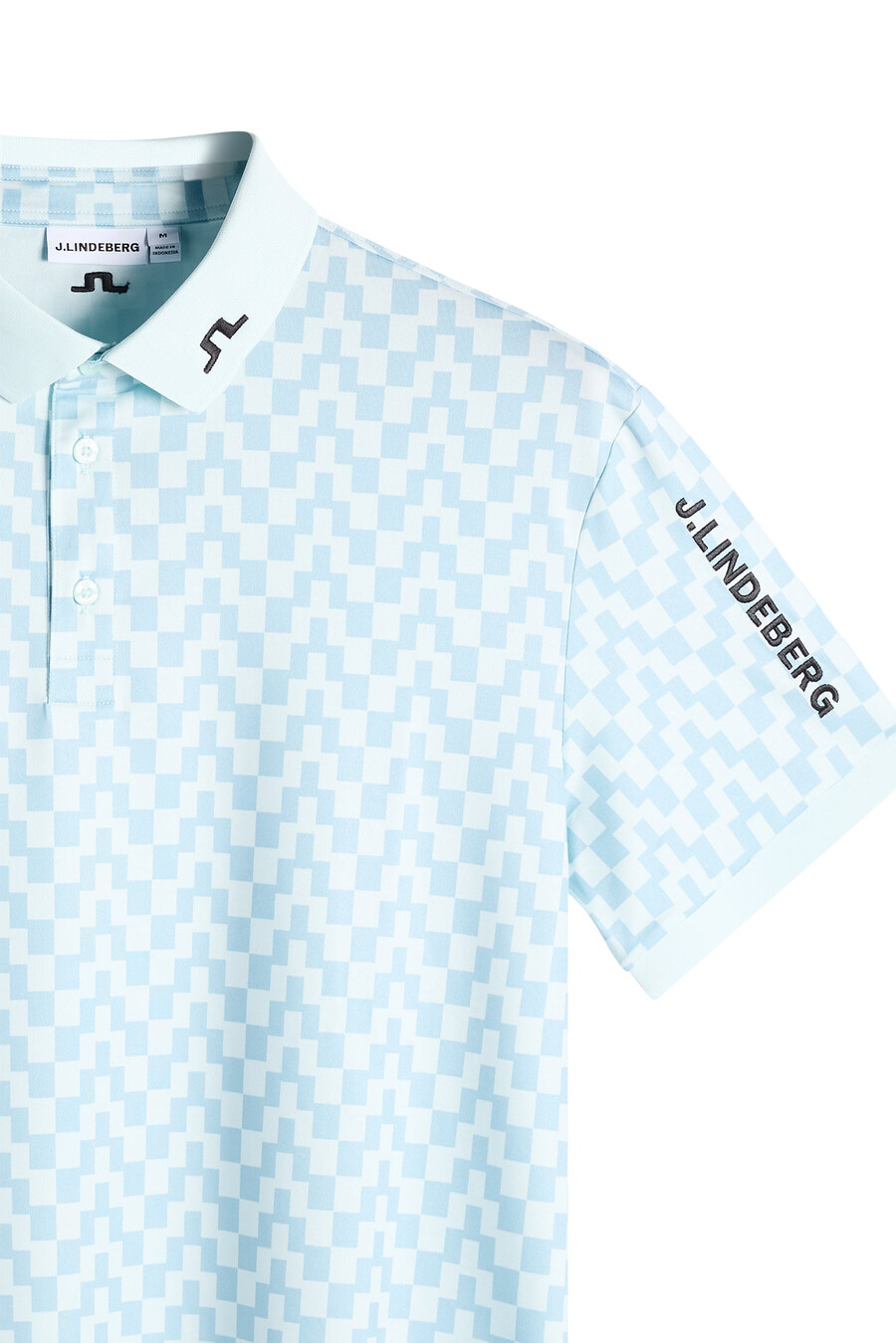 polo con estampado técnico tour