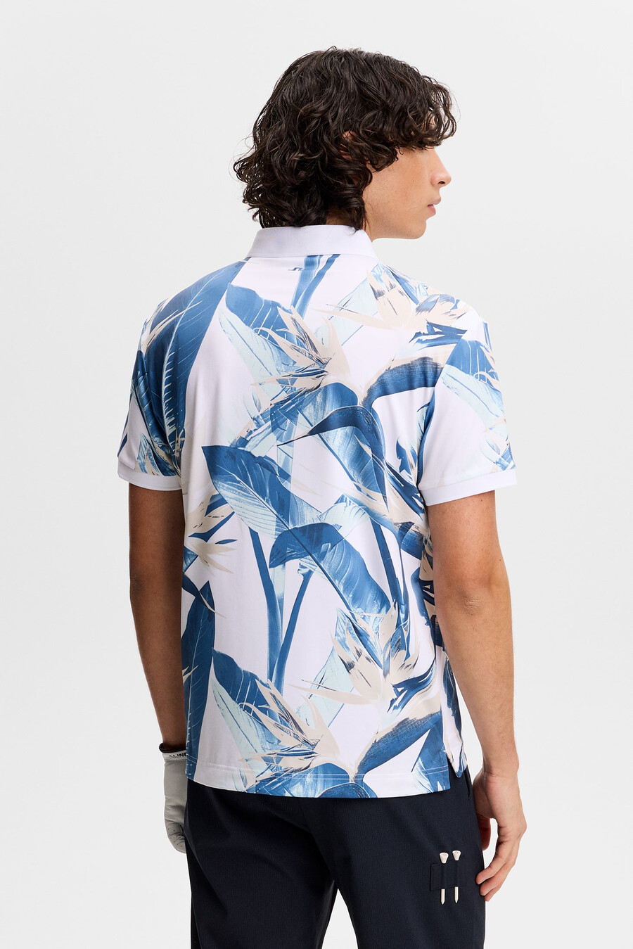 polo con estampado técnico tour