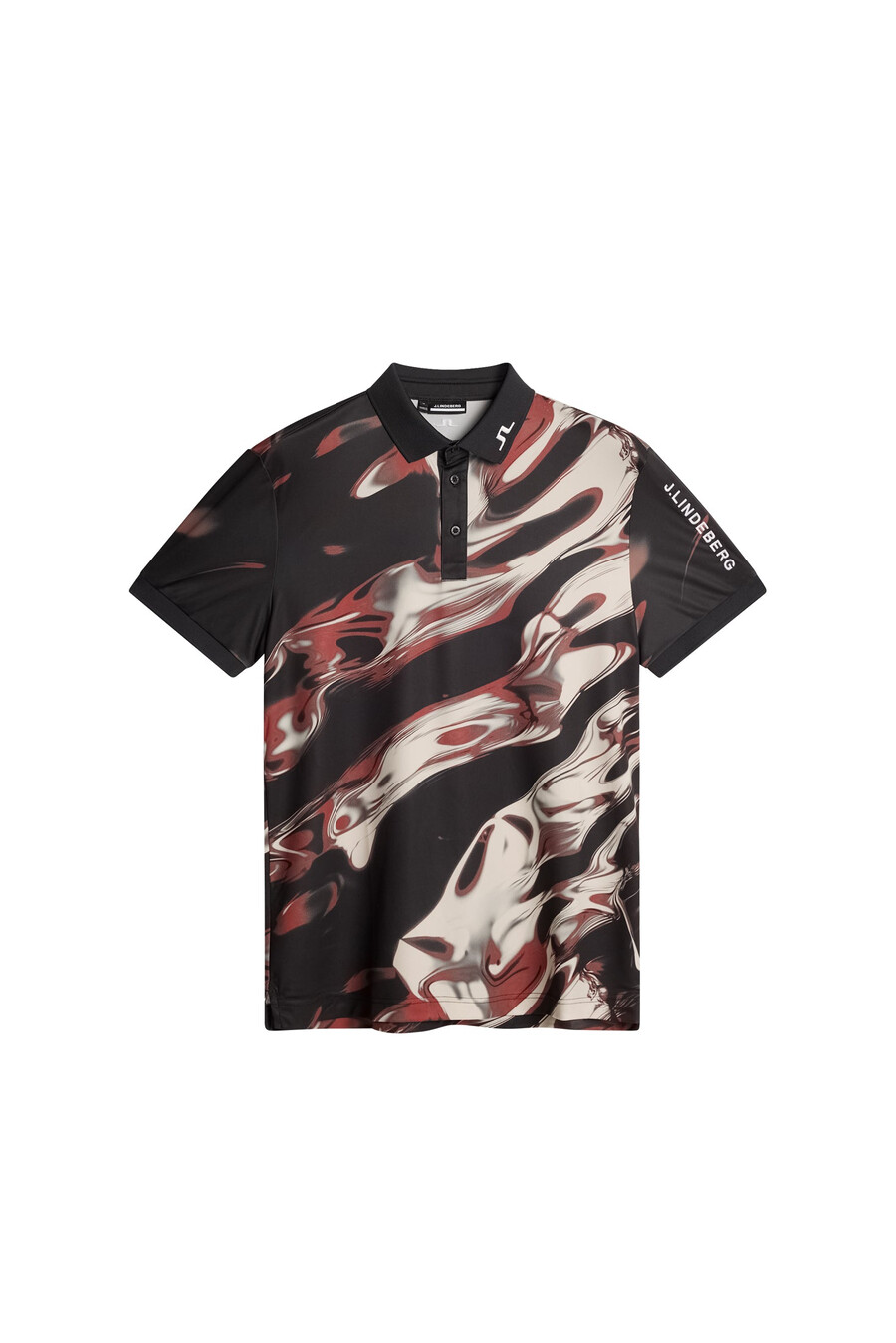 polo con estampado técnico tour