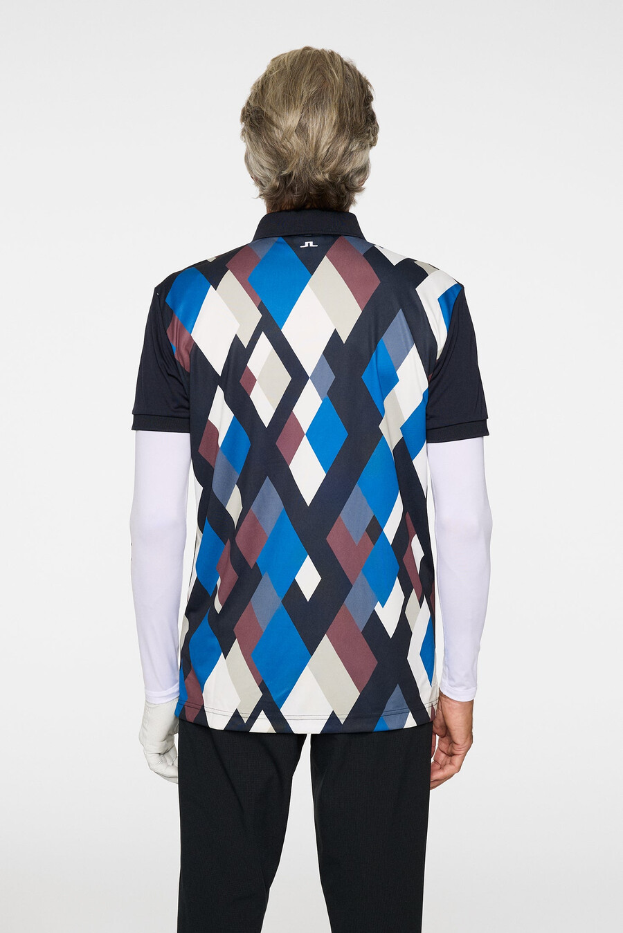 polo con estampado técnico tour