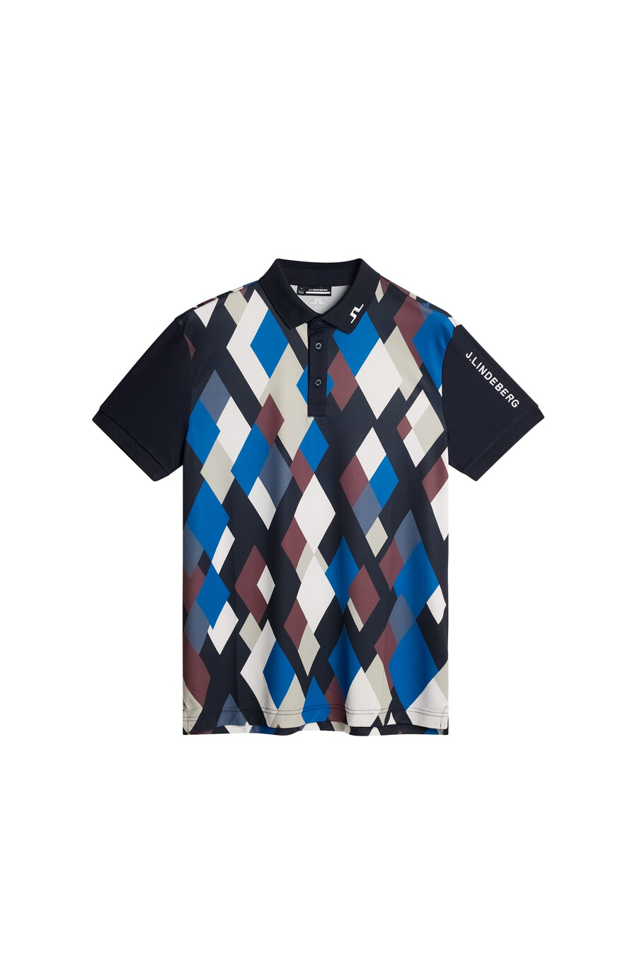polo con estampado técnico tour