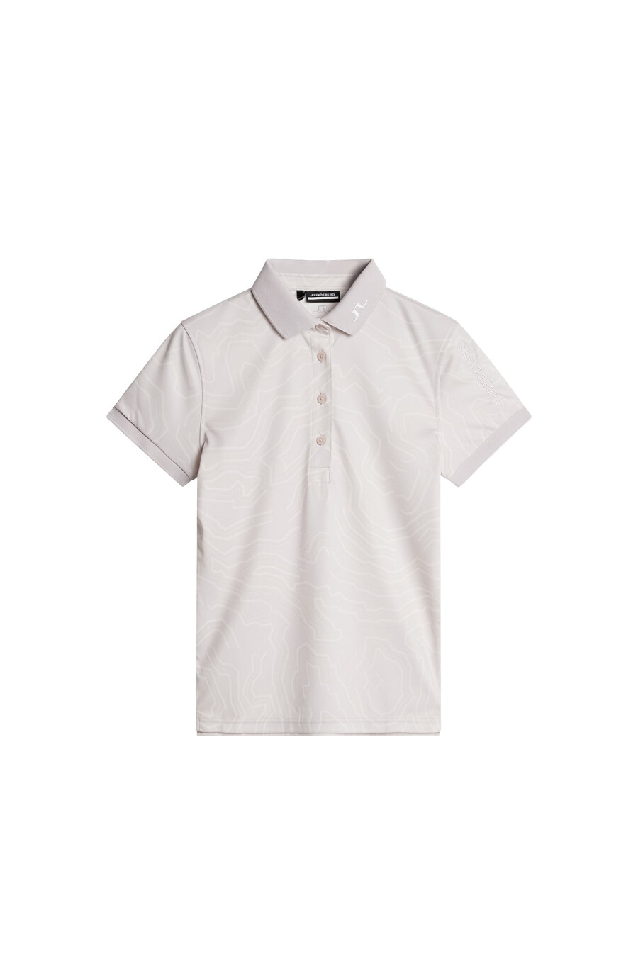 polo con estampado técnico tour