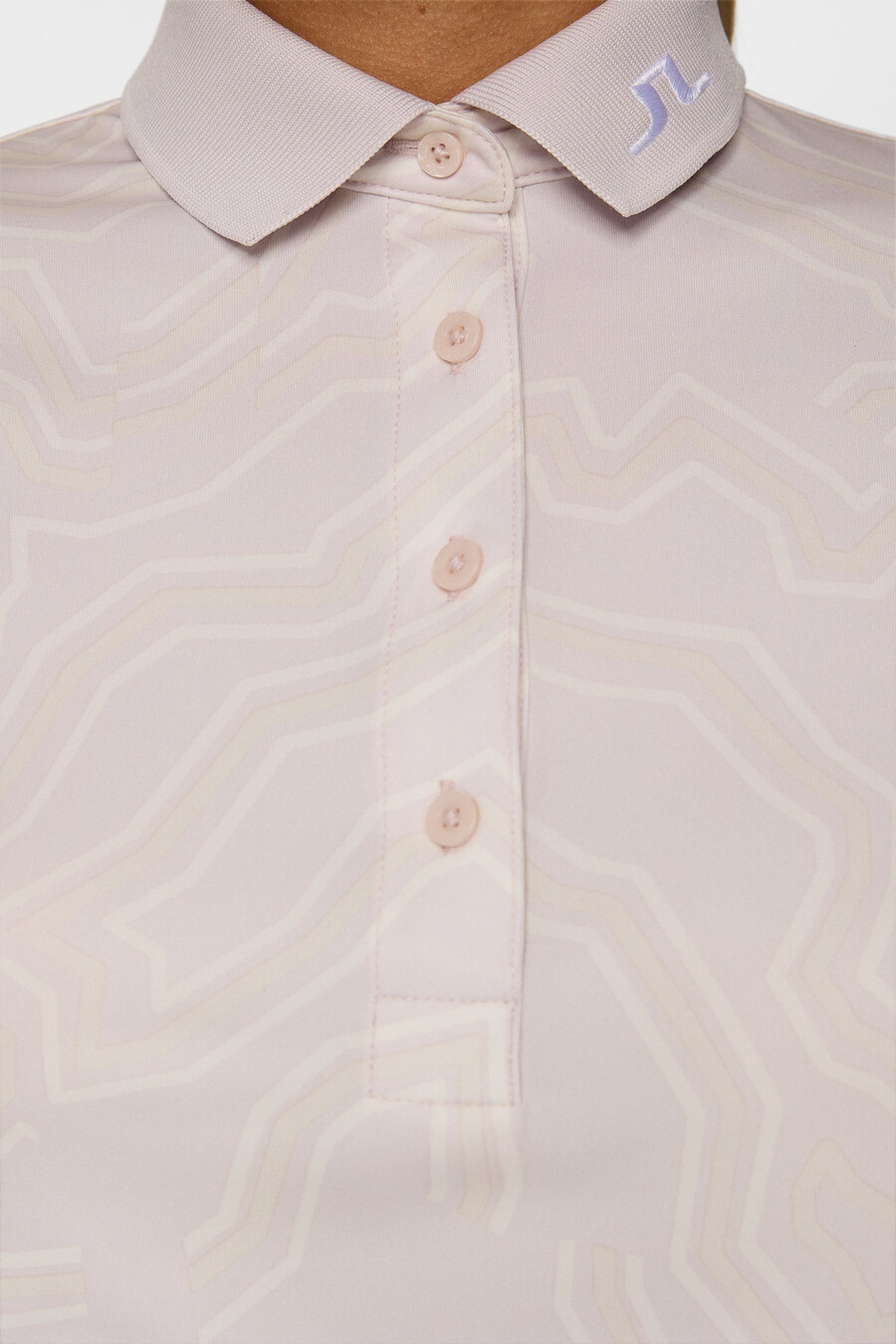 polo con estampado técnico tour