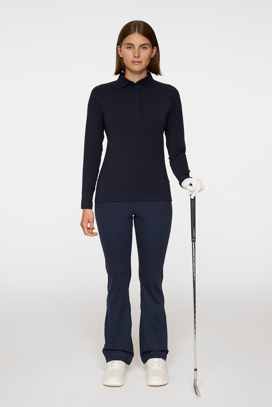 polo de manga larga flor