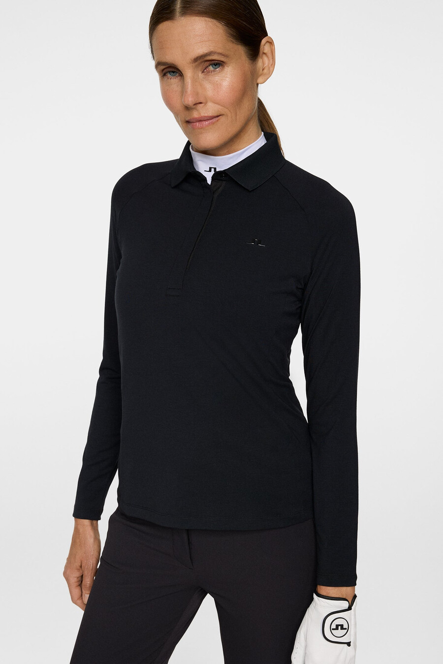 polo de manga larga flor