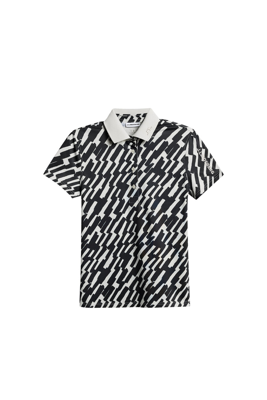polo con estampado técnico tour
