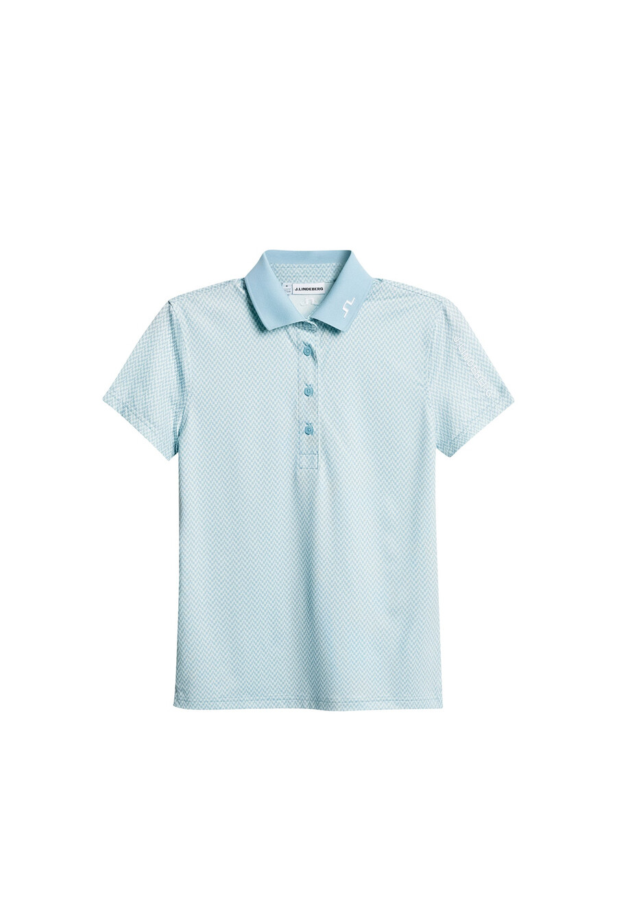 polo con estampado técnico tour
