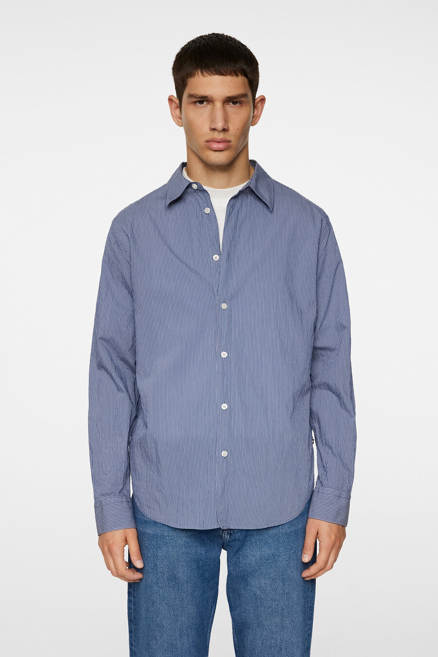 camisa de rayas reg ls