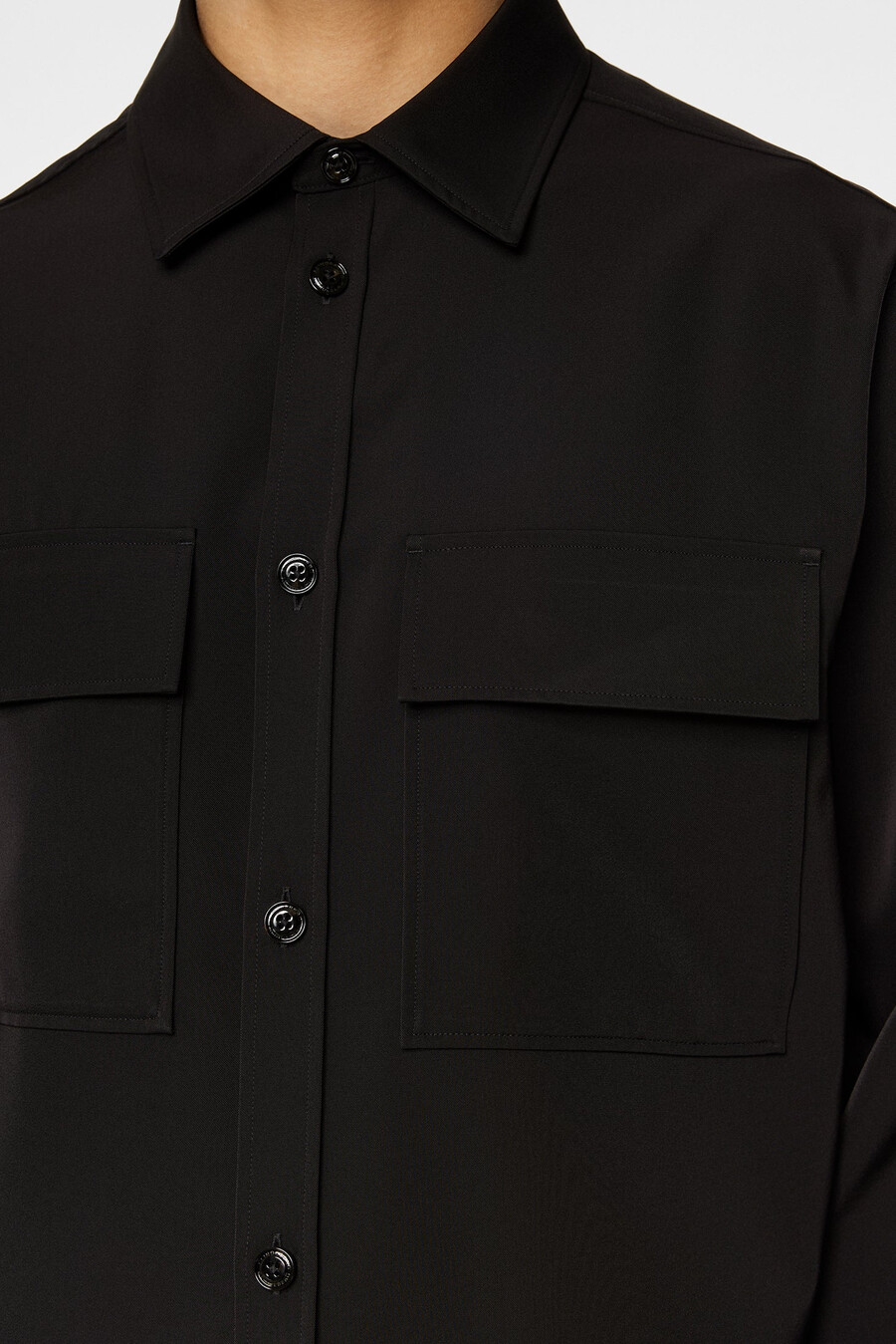 camisa drapeada técnica finnigan